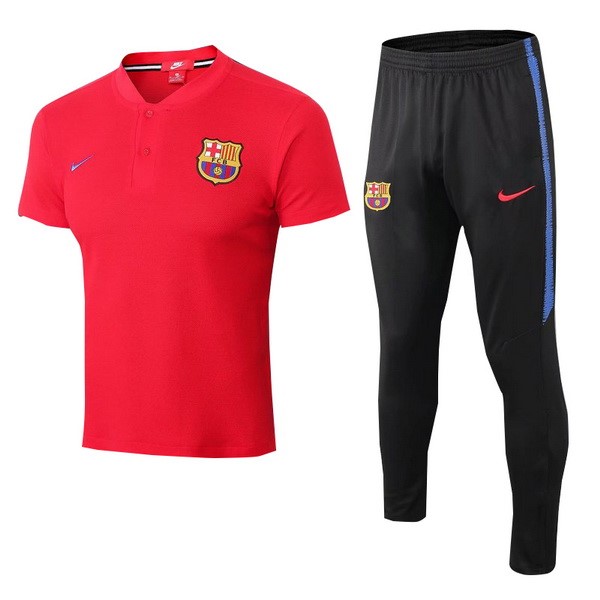 Polo Barcelona Conjunto Completo 2018-19 Rojo